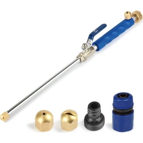 Hydro Jet High Pressure Power Washer Gun with Garden Hose End, Glass Window Cleaning Sprayer, Washer Nozzle (Jet + Fan Type)