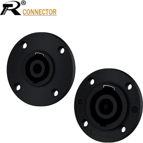 1pc High Quality 8Pin Powercon Jack Female Socket Panel Mount Connector Speaker Cable Adapter 8 Pole SpeakON Jack