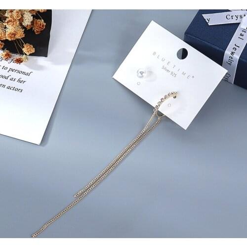 TONGKWOK Bohemia Exaggeration Dangle Earrings For Women Silk Thread Tassel Metal Long Chandelier Earrings #142328