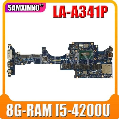 ZIPS1 LA-A341P Laptop motherboard For Lenovo ThinkPad YOGA S1 original mainboard 8G-RAM I5-4200U