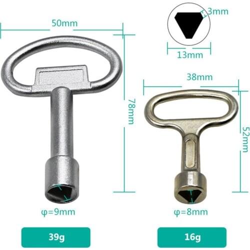 1Pcs New Version Elevator Door Keys / Triangular Key / Universal Train Key/Train Triangle Key