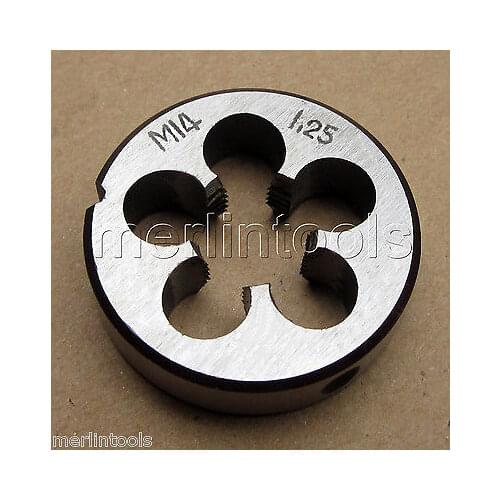 14mm x 1.25 Metric Right hand Die M14 x 1.25mm Pitch
