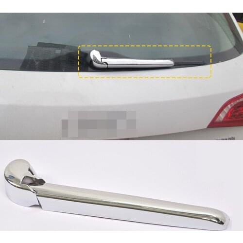 2pcs For Audi Q3 2012-2017 ABS Chrome Rear Window Wiper Cover Trim Car Styling Accessories