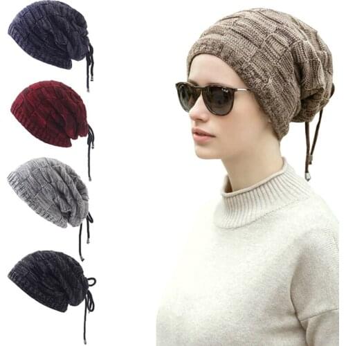3 in 1 Multifunctional Scarf Men women Winter Thermal Fleece Scarfs Unisex Snood Neck Warmer Face Beanie Hats