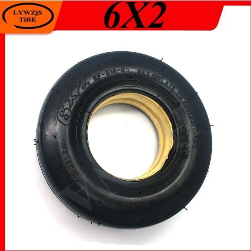 6x2 Solid Tire for Electric Scooter Fast Wheel F0 Non Pneumatic Tire 6 Inch Polyurethane Foam Filled Tyre