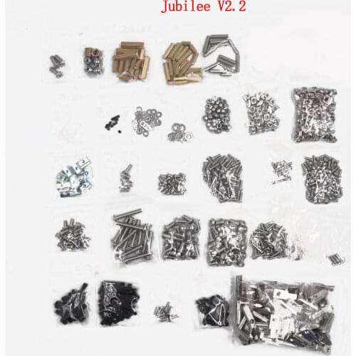 Blurolls Jubilee V2.2 3D Printer Tool Full Fasteners Kit With Screws Nuts Spacers Standoff