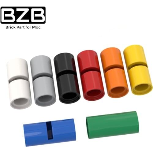 BZB MOC 62462 With Opening Bolt Connector 15.8 Long High Tech Building Block Model Kids Toys DIY Brick Parts Best Gifts