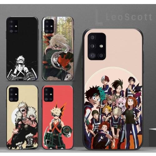 Katsuki bakugo my hero academia Phone Case For Samsung A40 A31 A50 A51 A71 A20E A20S S8 S9 S10 S20 Plus note 20 ultra