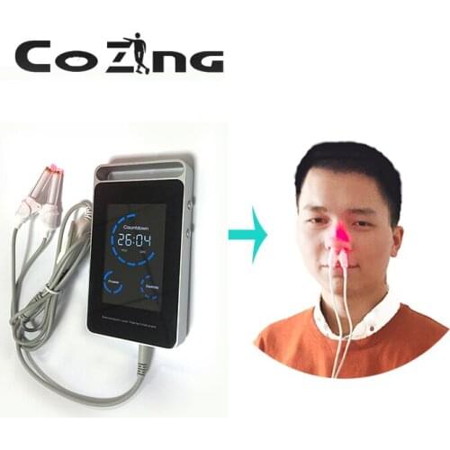 COZING Health Care BioNase Nose Rhinitis Sinusitis Cure Treatment Hay Fever Low Frequency Pulse Laser Therapy Massage Instrument