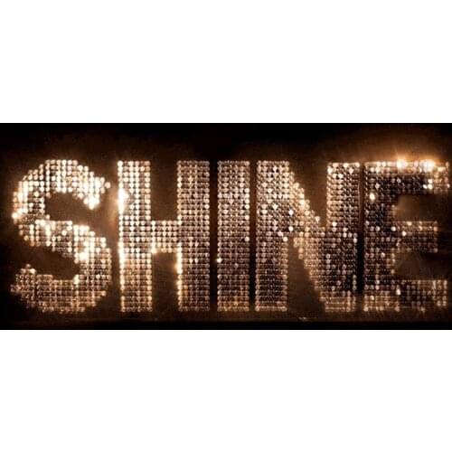 Backdrop Shimmer Wall Panel Circle Mirror Birthday Wedding Party Background 3d Sticker Sequin Custom Adverting Sign Shop Glam