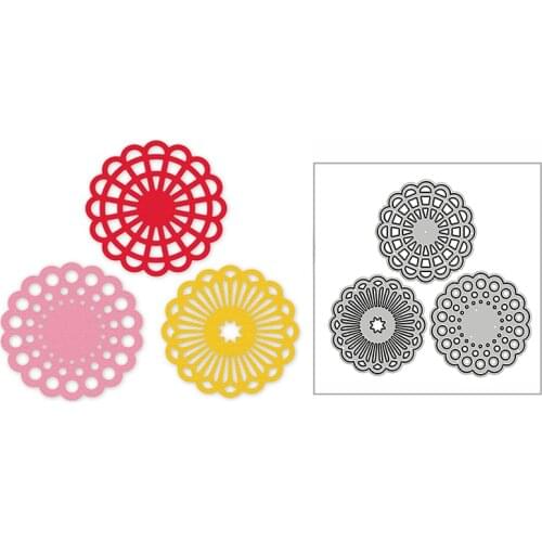 New Multiple Scalloped Doily 2020 Metal Cutting Dies for DIY Scrapbooking and Card Making Decorative Embossing Craft No Stamps