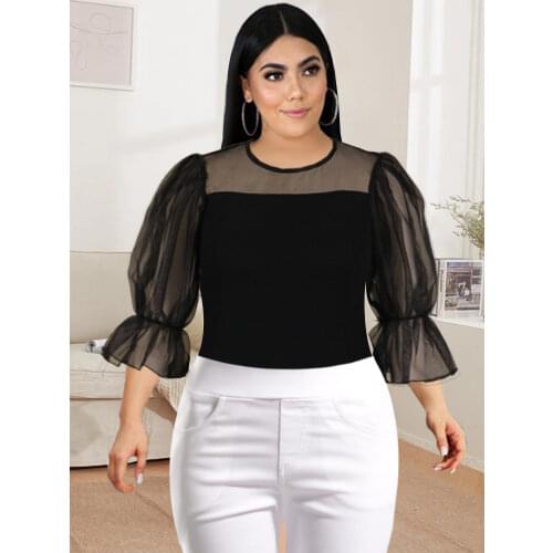 ONTINVA Black Blouses
