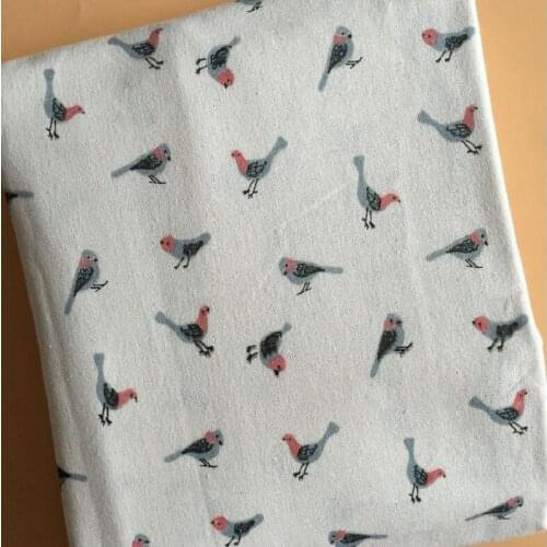 Width 150CM Abrasion-Resistant Cotton Linen Animal Printed Fabric Patchwork Textile Cotton Linen Cloth Manual Sewing Blanket