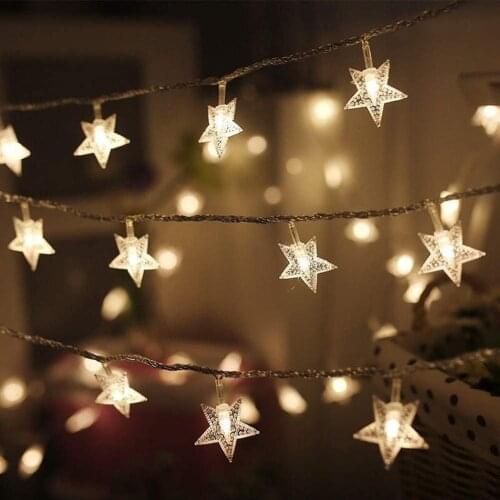 10m 100leds Garland Twinkle Star light string For Home Christmas Tree Party Wedding Decoration Fairy Lights holiday lighting