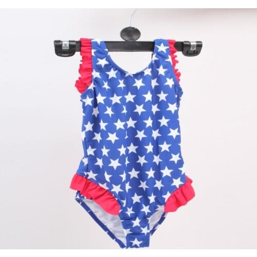 SWIMMART Toddler 1-4T mini Ruffles Swimsuit One Piece Bathing Suits Kids Girls Swimwear Infant Beachwear Drop Shipping
