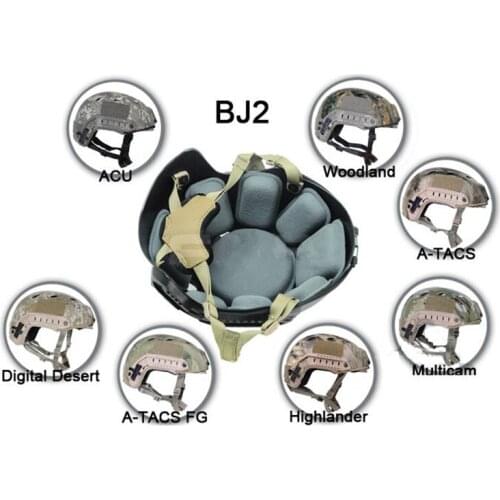 Tactical Base Jump helmet series simple version cycling helmet BJ2 net color MCATFGDDACUSWHLDATTYP
