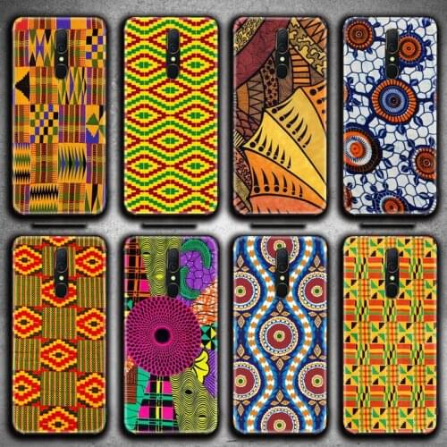 African style fabric print Printing Phone Case For Oppo A5 A9 2020 Reno2 z Renoace 3pro A73S A71 F11