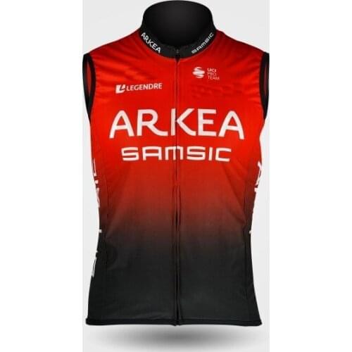 WINDSTOPPER WINDPROOF 2020 ARKEA SAMSIC PRO TEAM RED ONLY CYCLING GILET SLEEVLESS VEST JERSEY WEAR ROPA CICLISMO
