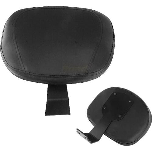 High Quality Motorcycle Black Driver Rear Leather Backrest Cushion Pad For Venom Lifan LF250-DE V16 Motorbike Accessories