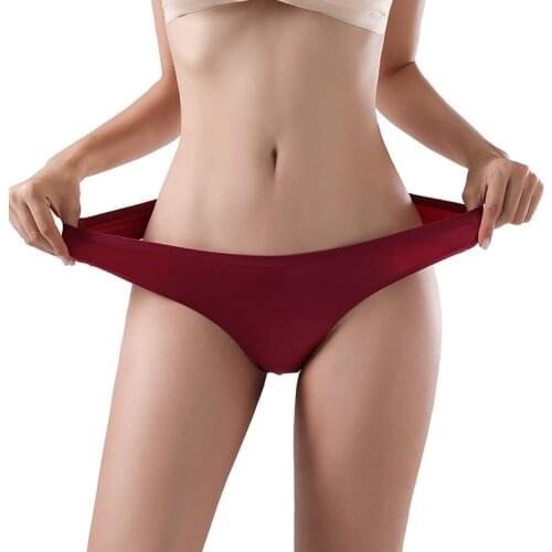 Sexy G-String Cotton Panties Female Plus Size Underpants Hot Panties for Women Underwear Large Size Soild Color Pantys Lingerie