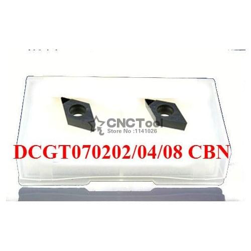 Free shipping 2PCS DCGT070202/DCGT070204/ DCGT070208 CBN Inserts ,CNC CBN Diamond insert For Lathe Tools Inserts For SDJCR/SDNCN