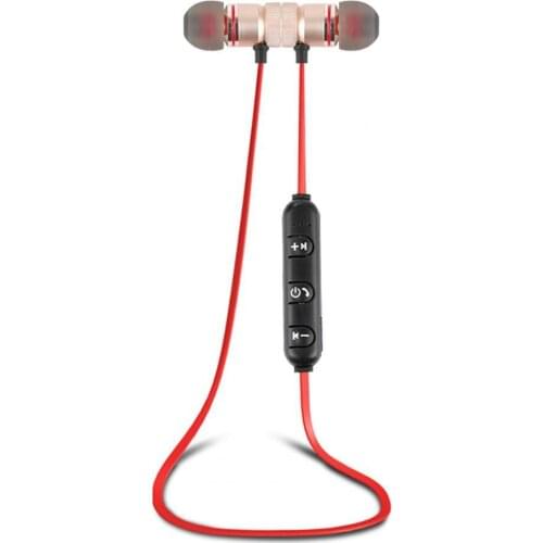 M9 In-ear Stereo Running Wireless Sports Headphone with Metal Magnetic Snipping Bluetooth Headphone