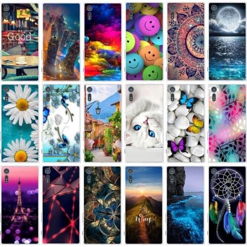 For Sony Xperia XZ Case 3D Relief Soft Silicon Cover Cases For Sony Xperia XZ Dual F8332 F8331 XR Fundas Coque for Sony XZ XR