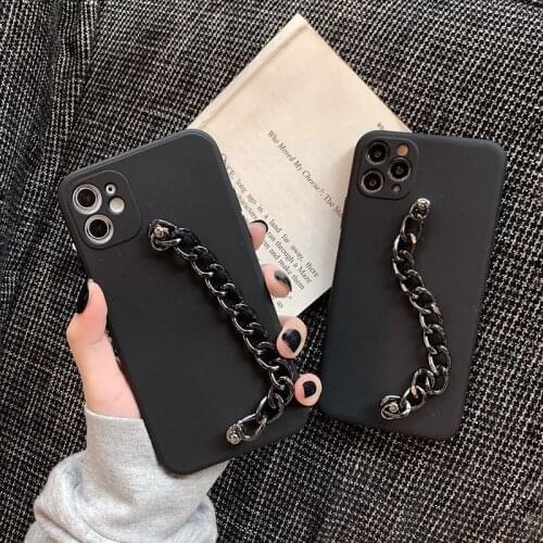 Cool Bracelet Chain Case For Huawei P Smart 2021 2020 P Smart Z Plus 2019 Nova 7 SE Pro 3 3i 5T 7i 8 Soft Phone Cover