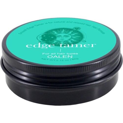 CMAADU 60g Men Female Hair Oil Wax Cream Edge Control Broken Hair Finishing Anti-Frizz Hair Fixative Gel