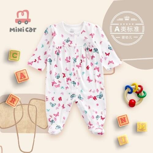 Babys one-piece clothes, girl babys hip-hop clothes, new spring and autumn clothes, climbing clothes and feet