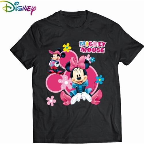 Disney cartoon Mickey Tshirt Tops Summer casual oversized Women T-shirts Ulzzang hop hip Streetwear Harajuku short sleeve tshirt