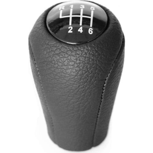 5/6 Speed Leather Gear Shift Knob for MAZDA 3 BK BL 5 CR CW 6 II GH CX-7 ER MX-5 NC III 23 Shifter Lever Arm Headball Accessory
