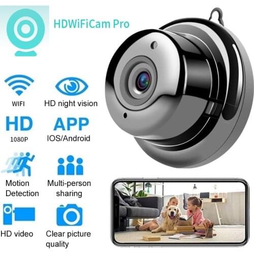 Mini IP Camera Wifi Micro HD 1080P Video Wireless APP Control Night Vision Motion Detection Baby Monitor Small Webcam Smart Home