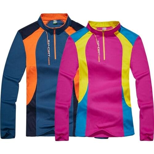 Men and Women Quick Dry T-shirt Long Sleeve Sport Top Sportswear Men Fitness Outdoor Running Mountaineer Clothing Training Shirt