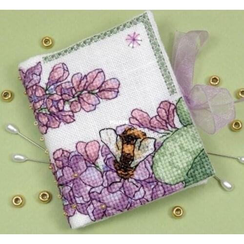 Cross Stitch Set Cross-stitch Kit Embroidery Needlework Craft Gnomish House -Lavender Flowers and Bees 29-25