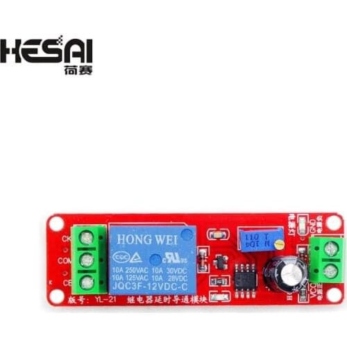 NE555 0~10S Adjustable Module DC 5V/12V Delay Relay Shield Timer Switch
