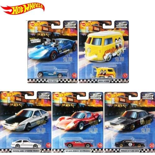 Original Hot Wheels Car Kids Toys Boys Hotwheels Car Diecast 1/64 Alloy Toys Car for Children Birthaday Gift BOULEVARD GJT68