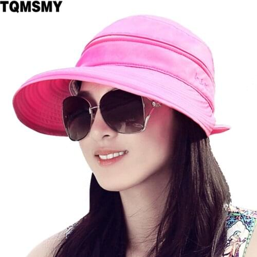 Fashion spring summer uv sun hats for women straw hat girls beach organza hats visors cap multipurpose gorro foldable floppy hat
