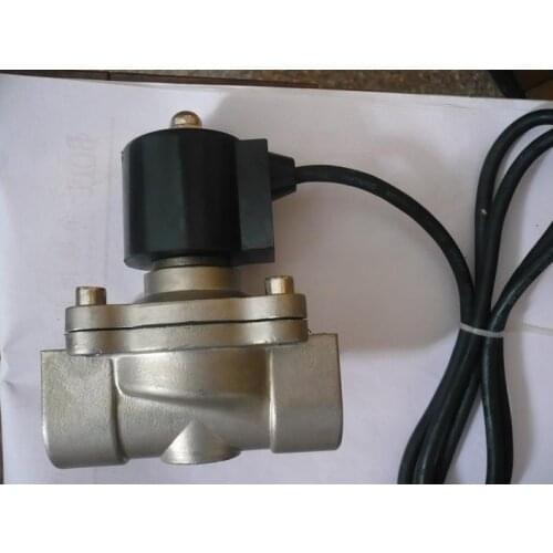 Underwater Waterproof stainless steel solenoid valve 2A-250-25B musical fountain DC24V 150C temperature not heat