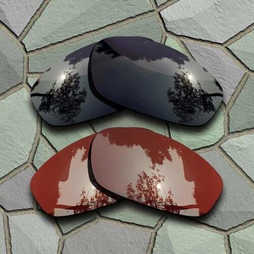 Grey Black&Bronze Brown Sunglasses Polarized Replacement Lenses for Oakley Blender