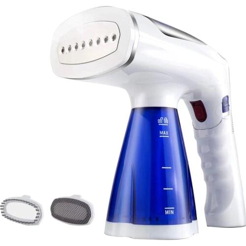 HAEGER-Portable Handheld Steamer for Clothes, 1600W Travel Steamer Iron Handy Foldable Fabric Wrinkle Remover,US Plug