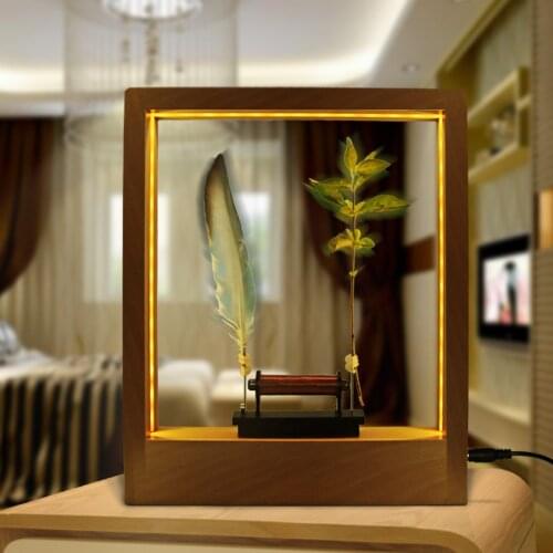 Slow Motion Frame LED Optical Illusion Sculpture Lightweight Object Slow Motion Picture Frame Time Frame Night Light Decor