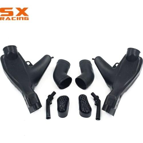 Motorcycle Black Plastic Air Intake Tube Duct Pipe For KAWASAKI ZZR400 ZZR-400 ZZR 400 1993-2007