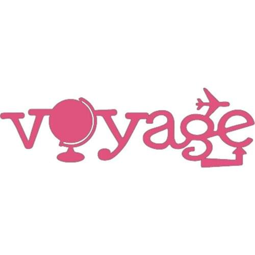 Unique Voyage Word Metal Cutting Dies Stencil for DIY Scrapbooking Paper Cards Making Decorative Crafts Supplies New 2018 Diecut