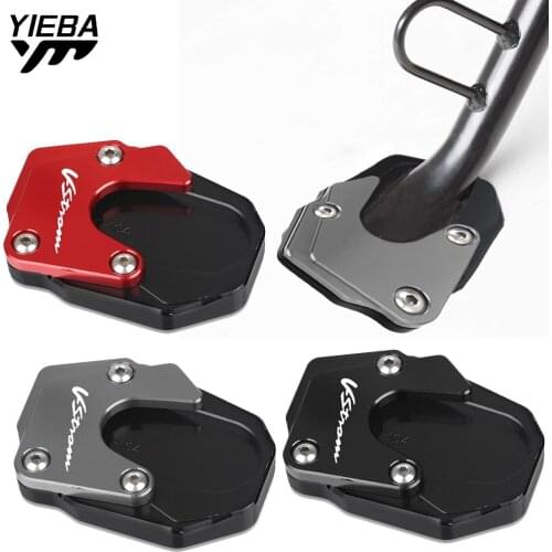 Enlarger For Suzuki DL1000 V-Strom Vstrom 1000 XT 2014-2019 Motorcycle Aluminum Black Side Kickstand Stand Extension Vstrom 1050