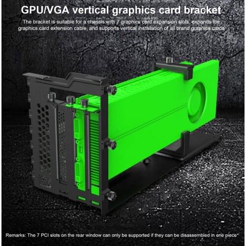 Vertical Mounting Bracket For PCI-E Adapter Cable Computer Graphics Card Holder Computer Graphics Card Cable Bracket For PCI-E