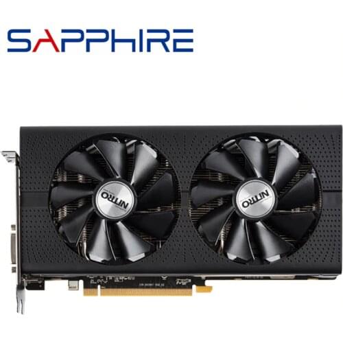 SAPPHIRE RX 480 8GB Video Cards GPU AMD Radeon RX480 8G Graphics Cards GDDR5 Desktop PC Computer Game Map HDMI Not Mining