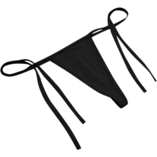 KANCOOLD Sexy Thin Strappy Women Thongs Underwear Cotton Soft Lingerie Low Rise Passion Thong T-back Bandage Bikini Underpants
