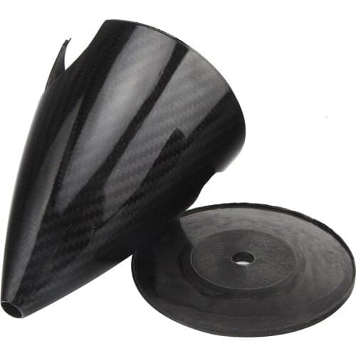 1Piece Cone Carbon Fiber Spinner 2 Blades 2" 3" 4" 5" 6" 7" inch For Gasline RC Plane Accessories