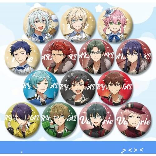 1pc 58mm Anime Badges Ensemble Stars Idol dream Valkyrie Fine Wataru Pins Brooch